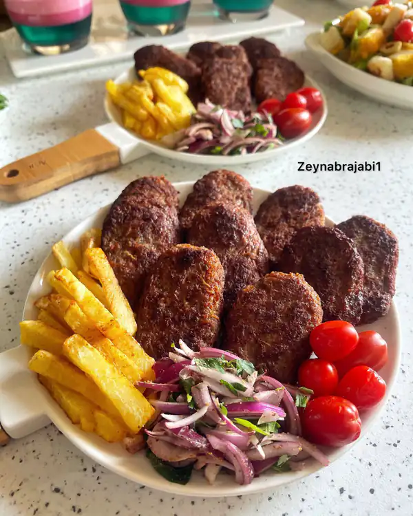 تزیین کتلت مجلسی