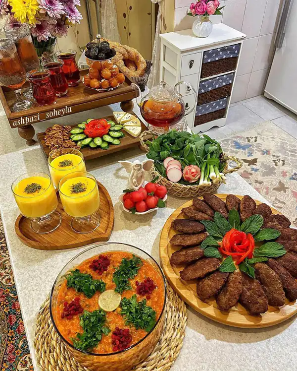 تزیین کتلت مجلسی