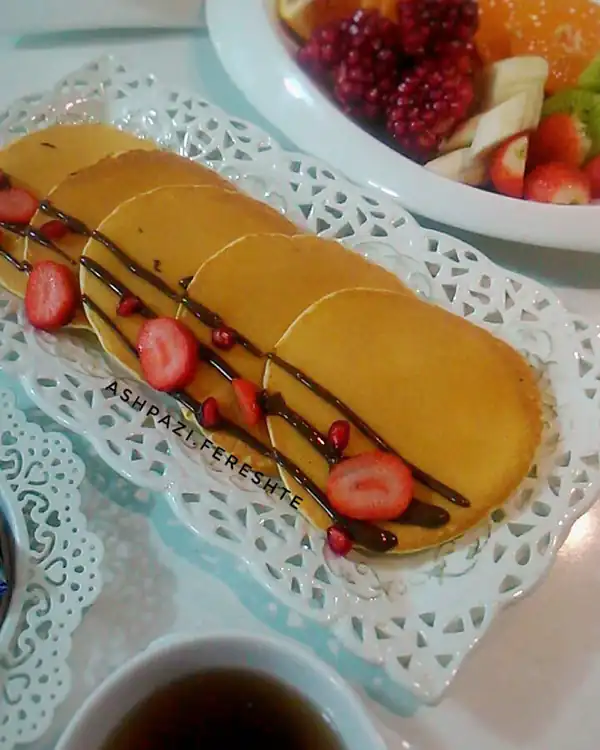 تزیین پنکیک صبحانه