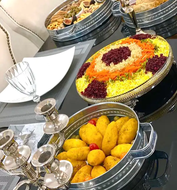 تزیین پلو با زرشک