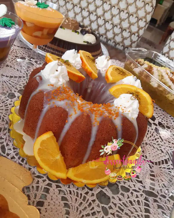 تزیین روی کیک خانگی