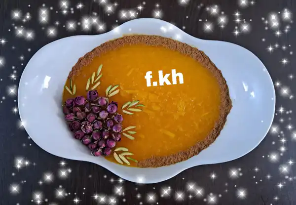 تزیین شله زرد ساده