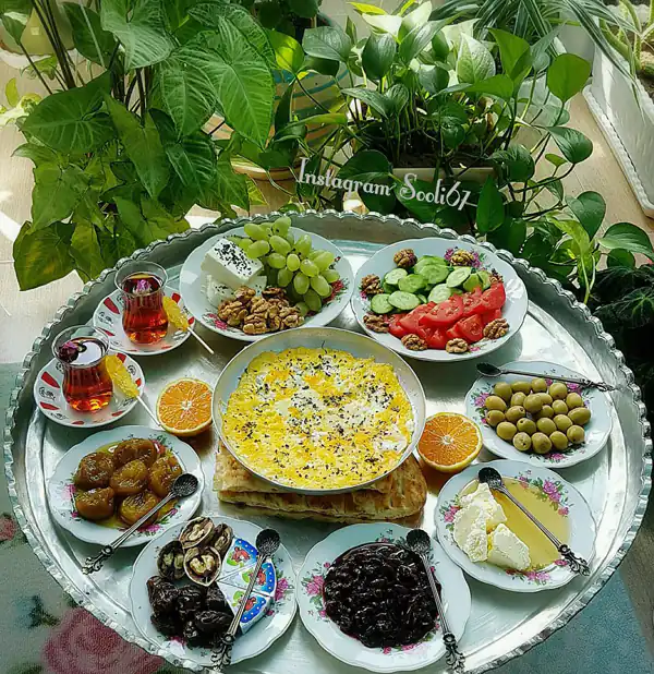 تزیین صبحانه آسان