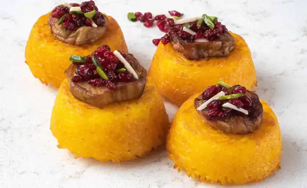 تزیین ته چین تک نفره
