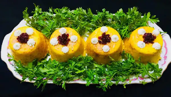 تزیین ته چین تک نفره