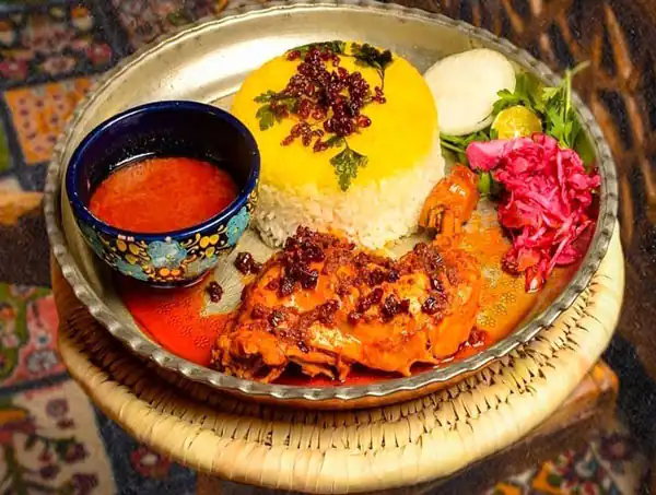 تزیین زرشک پلو برای مهمانی