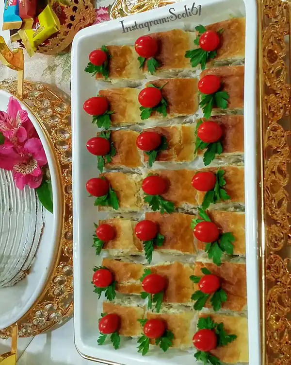 انواع تزیین سالاد الویه