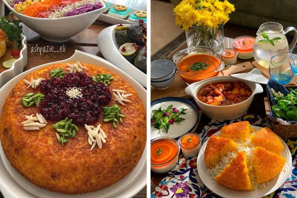 عکس سفره غذای شیک عکس سفره شام مهمانی عکس سفره غذا ساده عکس سفره خالی تزیین سفره غذا با وسایل ساده عکس سفره ناهار سنتی