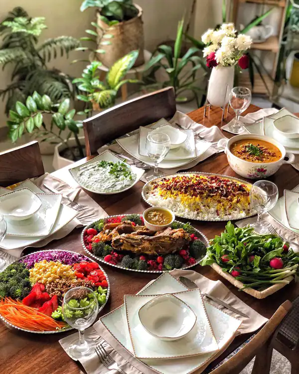 عکس سفره آرایی