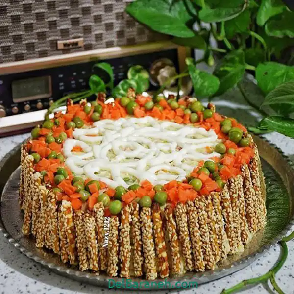 ایده تزیین سالاد الویه
