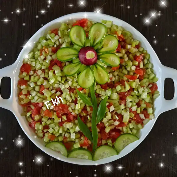 ایده تزیین سالاد شیرازی