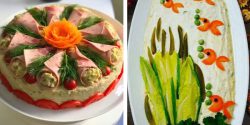 جدیدترین تزیین سالاد الویه با استفاده از ترفند های ساده