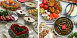 میز شام چیدمان شیک و ساده در اینستاگرام + میز شام تولد