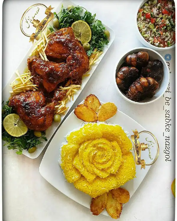 میز شام چیدمان