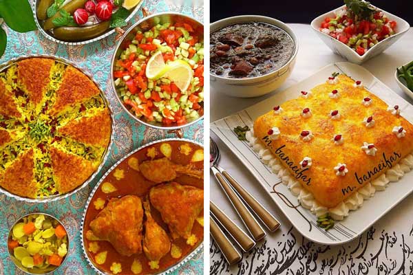 میز شام ساده و شیک عکس میز شام لاکچری خارجی میز شام مهمانی چیدمان میز شام سلف سرویس میز شام مجلسی میز شام تولد