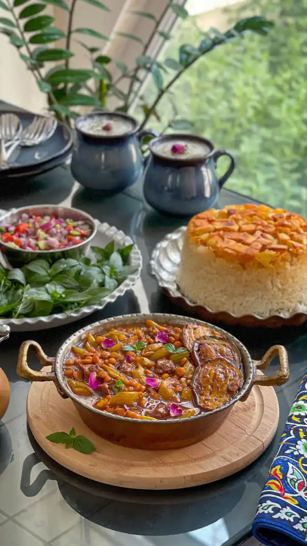 مدل چیدن میز شام