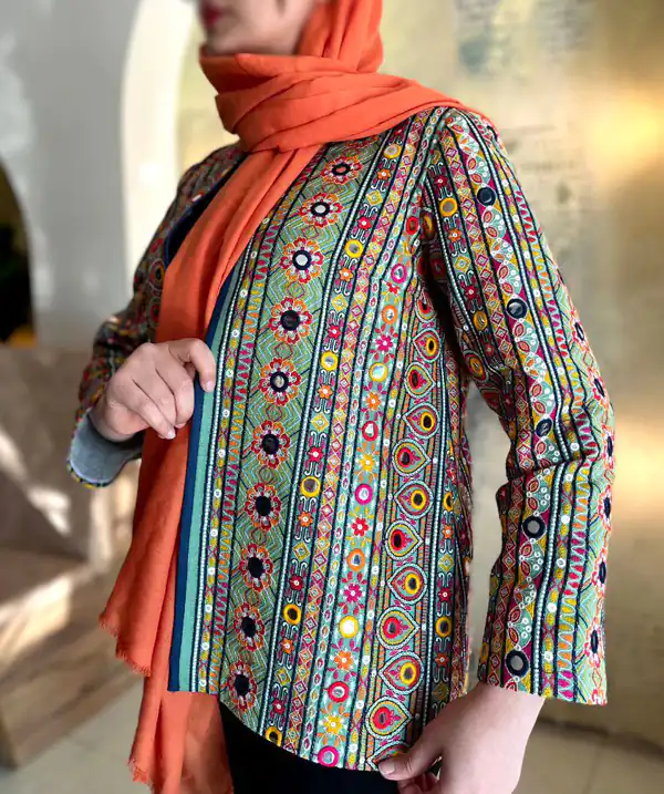 مدل مانتو سنتی برای افراد چاق