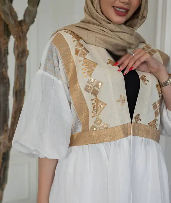 مدل مانتو سنتی برای افراد چاق