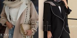 مدل یقه مانتو کوتاه مجلسی و مزونی + مدل یقه مانتو جدید