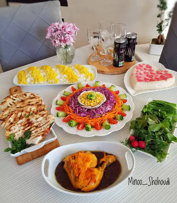 سفره آرایی اینستا