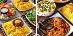 سفره آرایی شیک غذاهای ایرانی + سفره آرایی مدرن