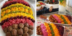 تزیین آلبالو پلو با گوشت قلقلی برای کدبانو های ایرانی