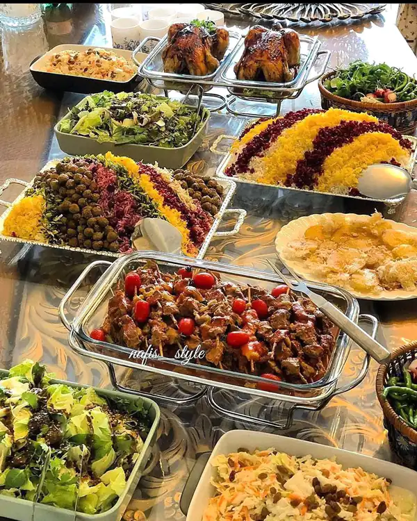 تزیین کباب مجلسی