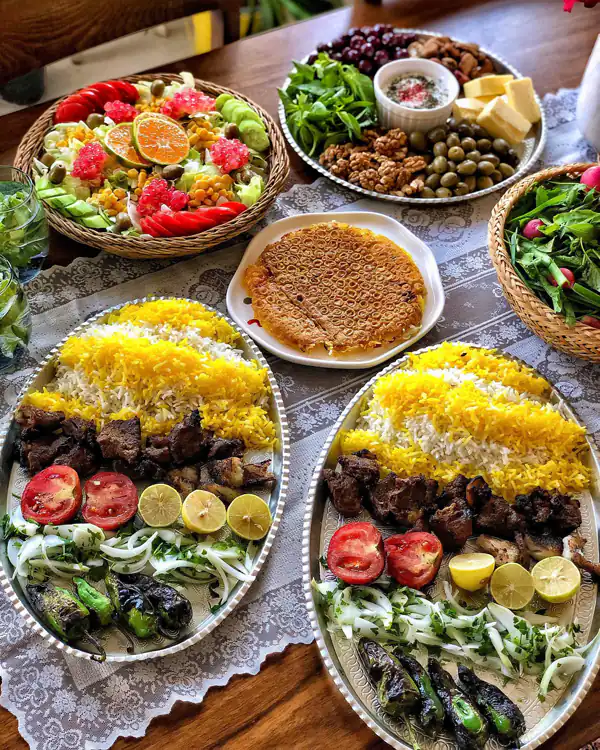 تزیین کباب مجلسی