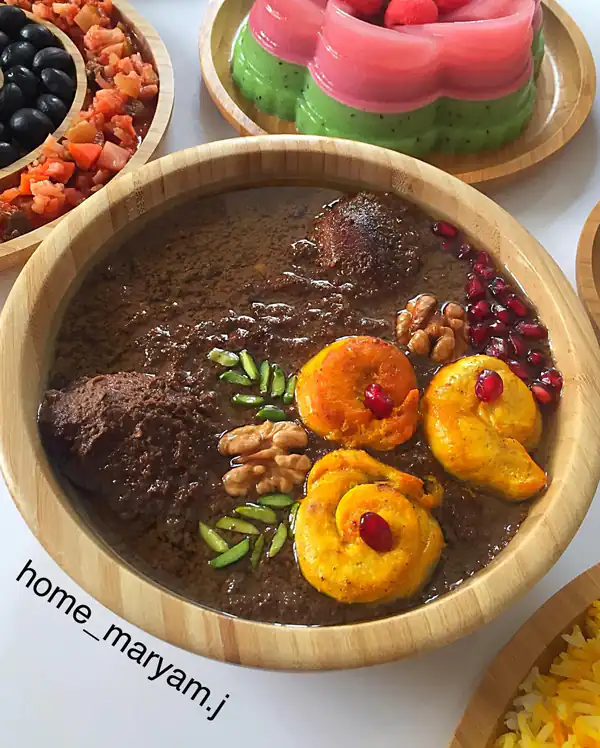 تزیین خورشت