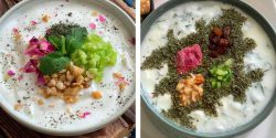 تزیین ماست جدید و زیبا برای ایده گرفتن + تزیین ماست در کاسه