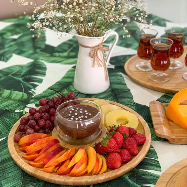 تزیین میوه اسلایس شده