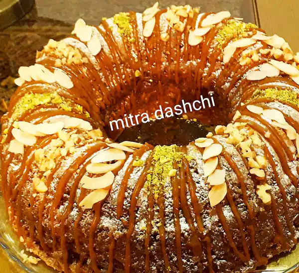 تزیین روی کیک بدون خامه