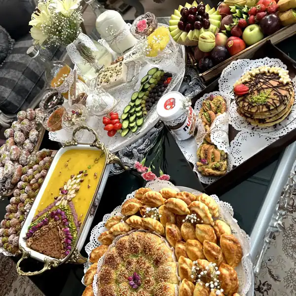 تزیین صبحانه عروس