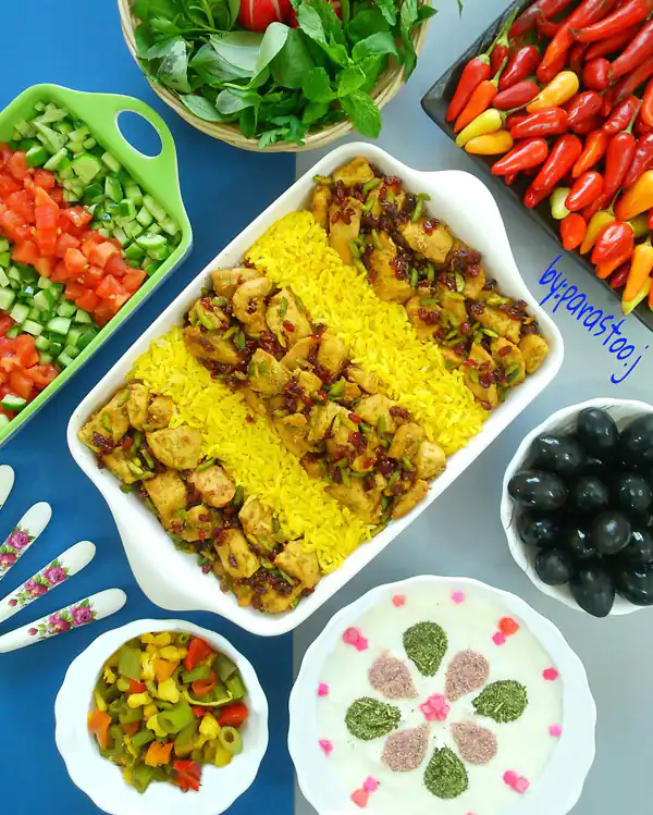 آموزش سفره آرایی غذا