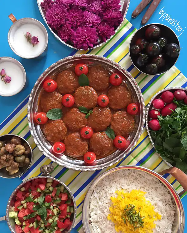 آموزش سفره آرایی غذا