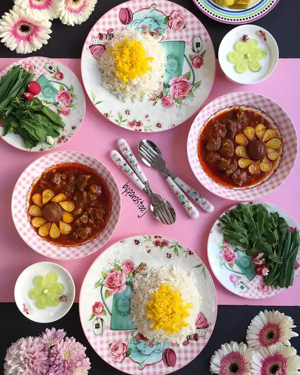 آموزش سفره آرایی غذا