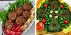عکس تزیین کوکو برای سفره شام با ایده های جذاب و زیبا