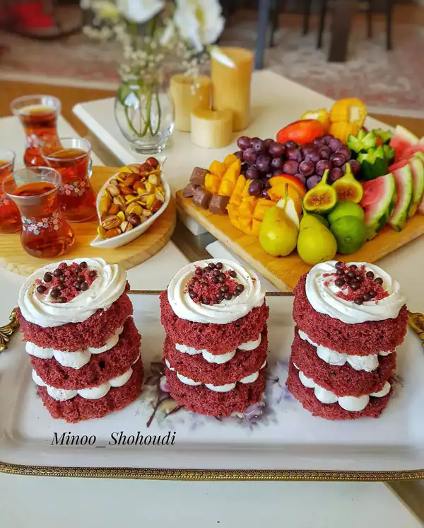 چیدمان میز عصرانه