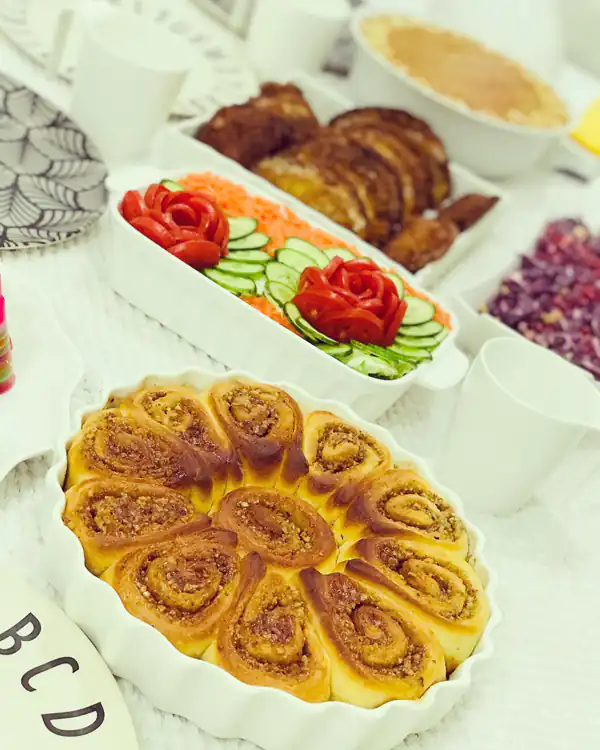 ایده برای تزیین سالاد