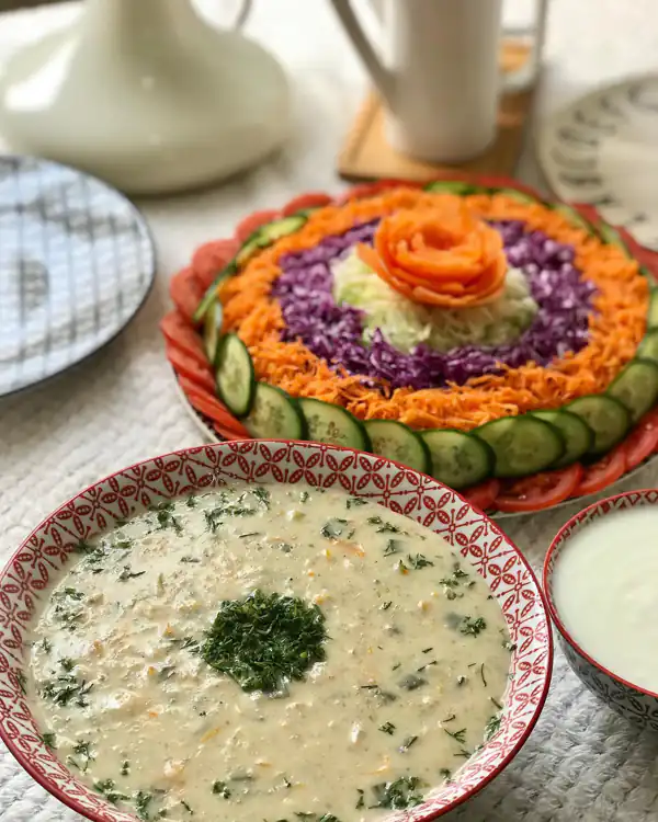 ایده برای تزیین سالاد