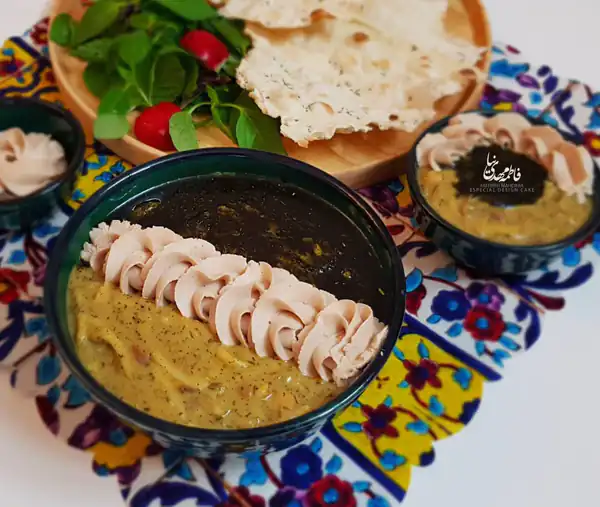 ایده تزیین آش رشته