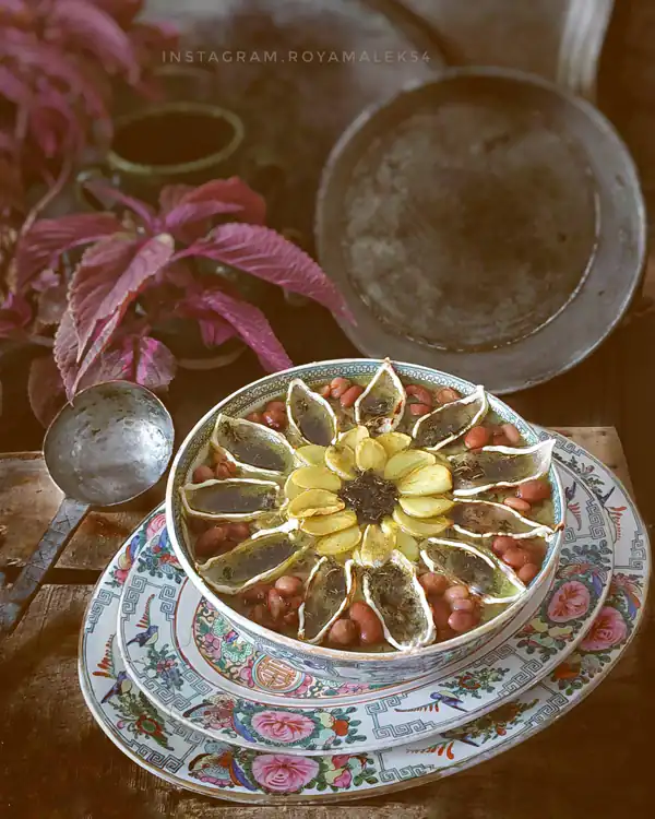 ایده تزیین آش رشته