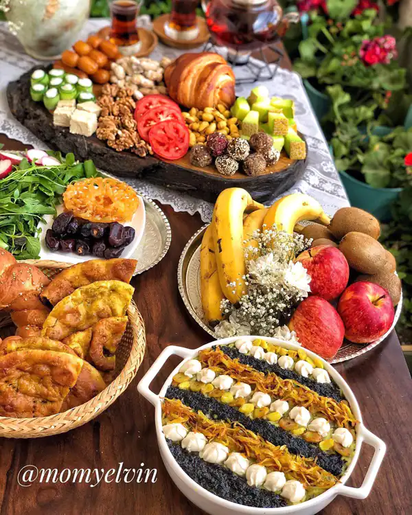ایده تزیین آش رشته