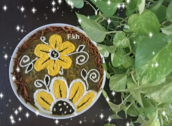 ایده تزیین آش رشته