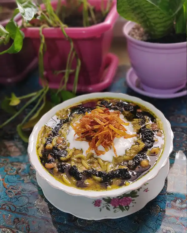 ایده تزیین آش رشته