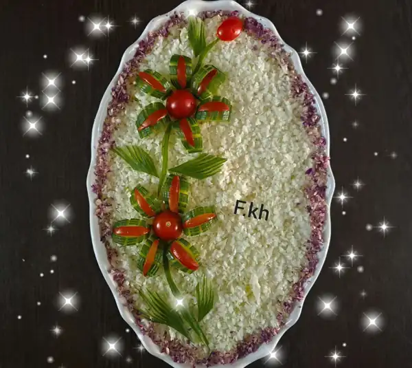 ایده تزیین سالاد کلم