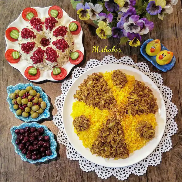 میز شام برای مهمانی