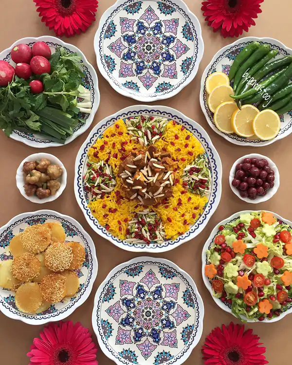 میز شام دو نفره