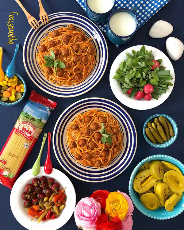 میز شام دو نفره
