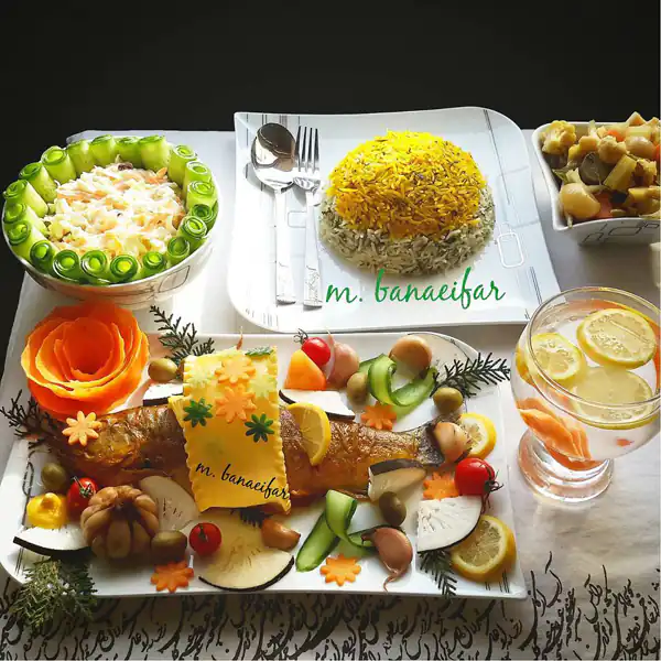 مدل سفره آرایی غذا